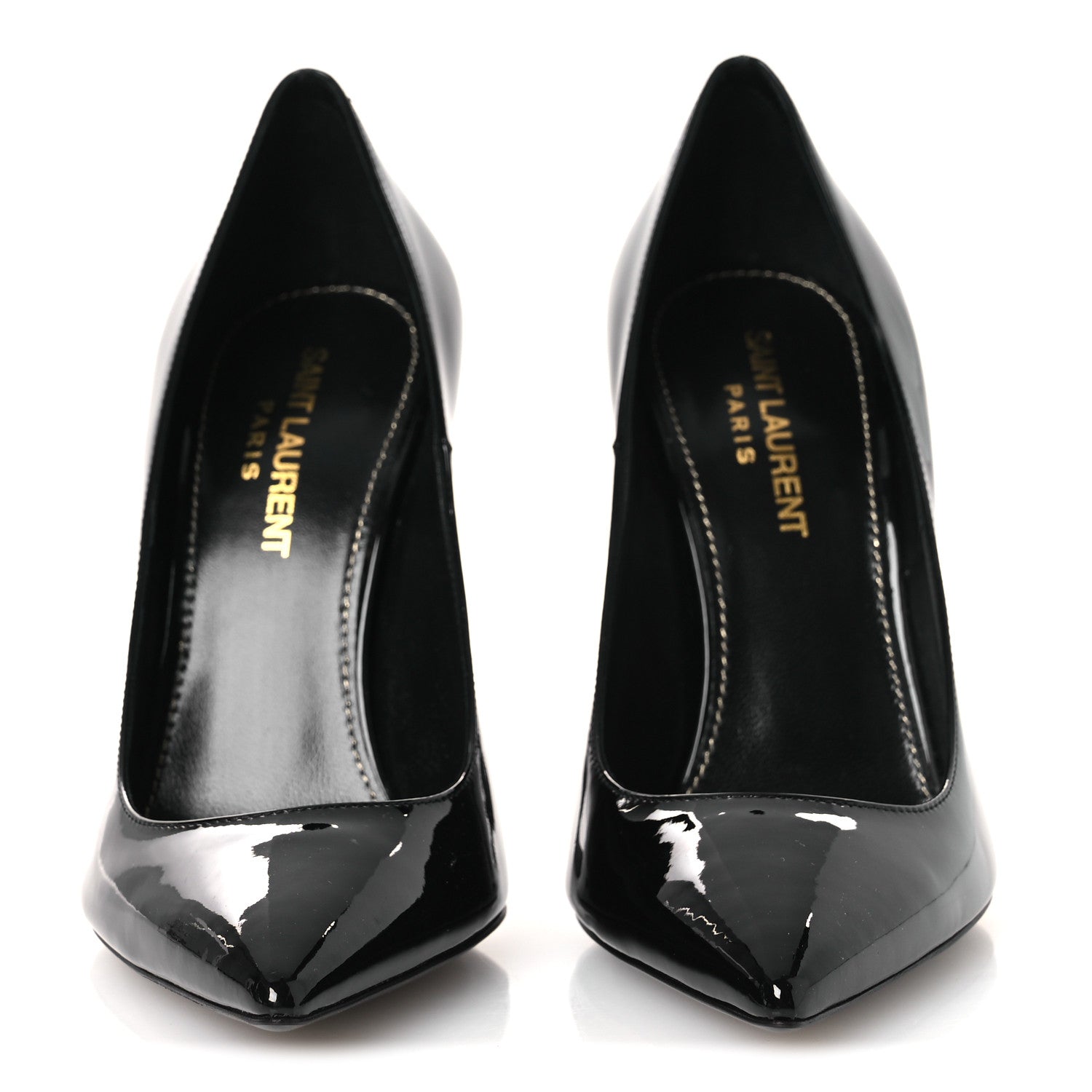 Saint Laurent Patent Opyum 85 Pumps 36.5 Black 3 of 11