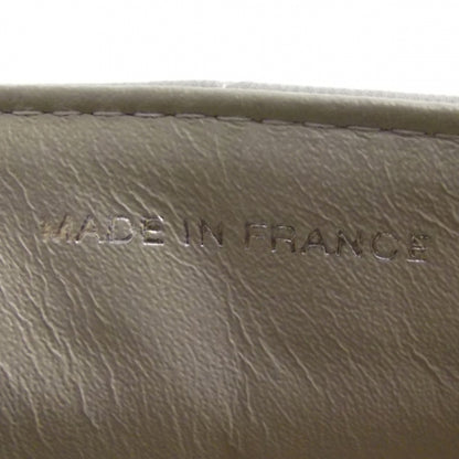 Chanel Lambskin Patent East West Flap Beige/Red 9 of 12