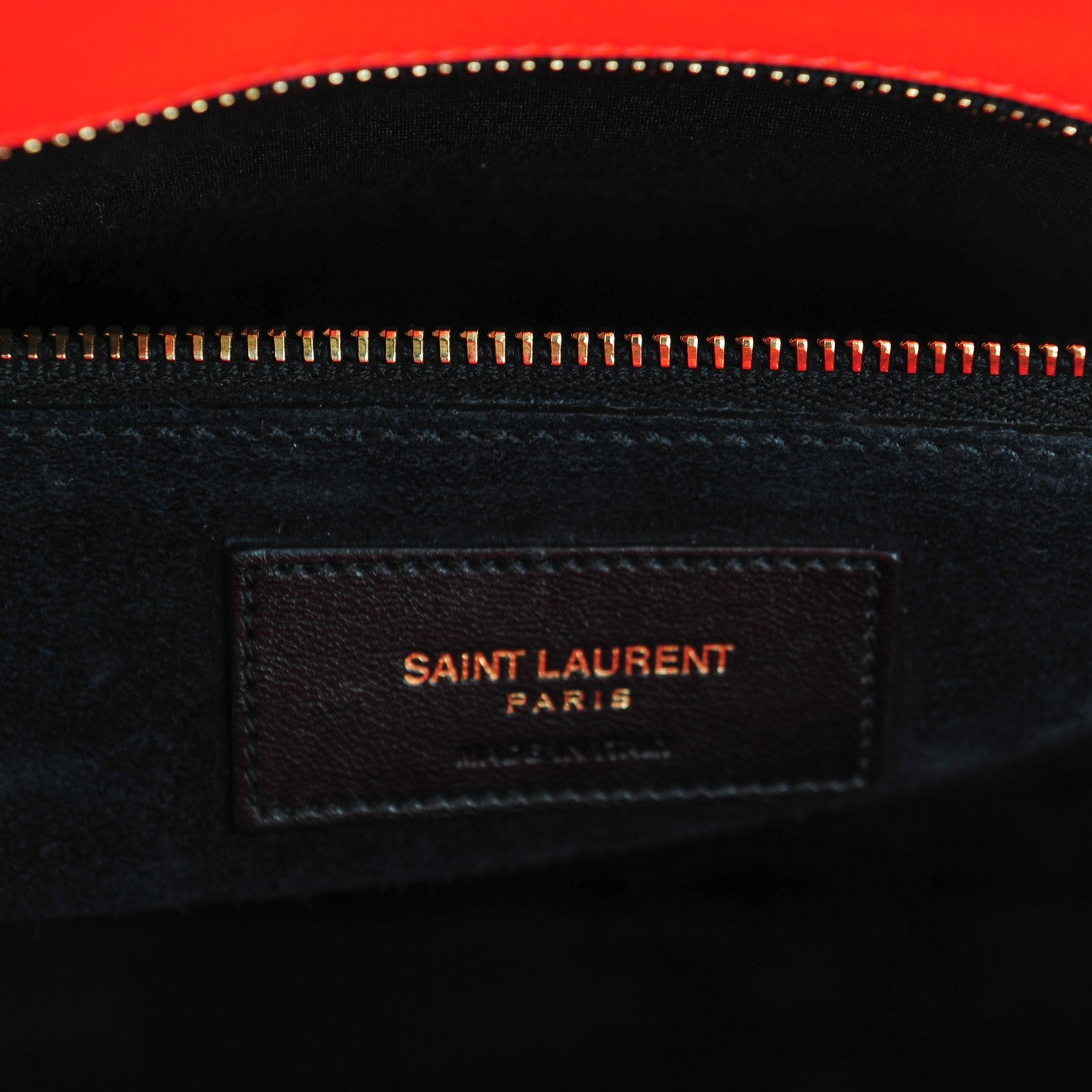 Saint Laurent Calfskin Small Sac De Jour Neon Orange 6 of 7