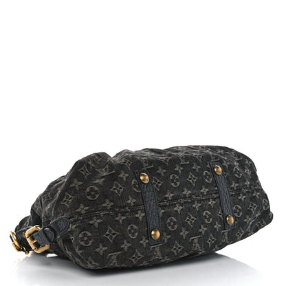 Louis Vuitton Denim Neo Cabby MM Black 4 of 11