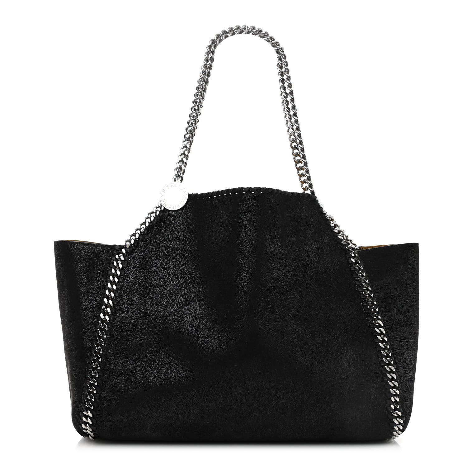 Stella McCartney Shaggy Deer Falabella Reversible Tote Black 3 of 10