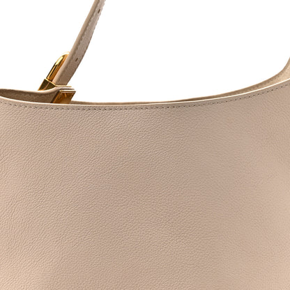 Louis Vuitton Grained Calfskin Low Key Hobo MM Limestone 7 of 13