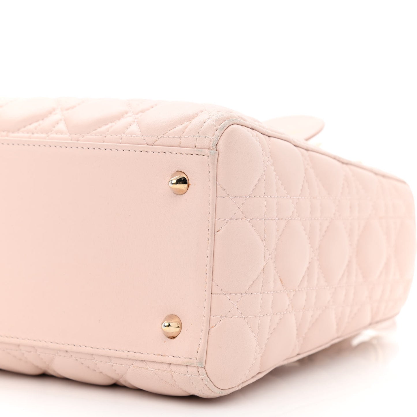Lambskin Cannage Medium Lady Dior Light Pink