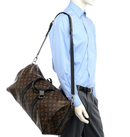 Louis Vuitton Monogram Macassar Keepall Bandouliere 45 2 of 8