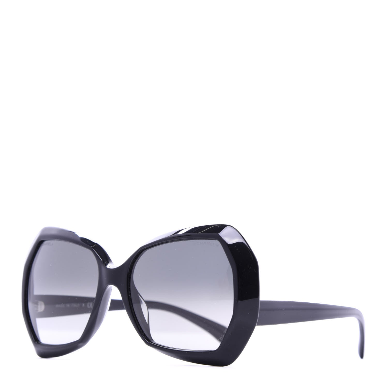 Chanel Acetate Oversized Sunglasses 5365 Black 1 of 7
