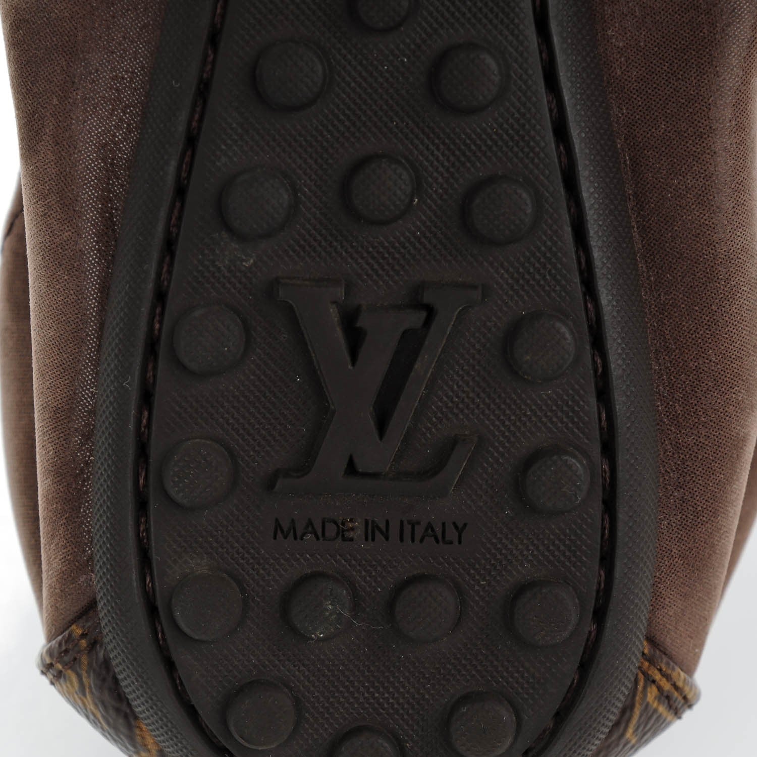 Louis Vuitton Monogram Suede Lucky Ballerina Flats 40 Brown 6 of 7