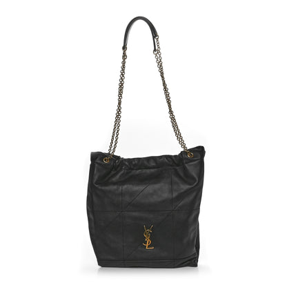 Saint Laurent Lambskin Matelasse Monogram Medium Jamie 4.3 Pochon Black 1 of 10