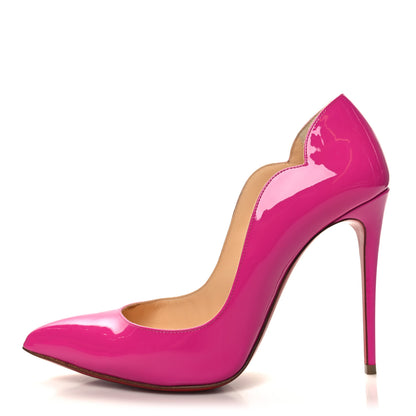 Christian Louboutin Patent Hot Chick 100 Pumps 37.5 Diva 1 of 8