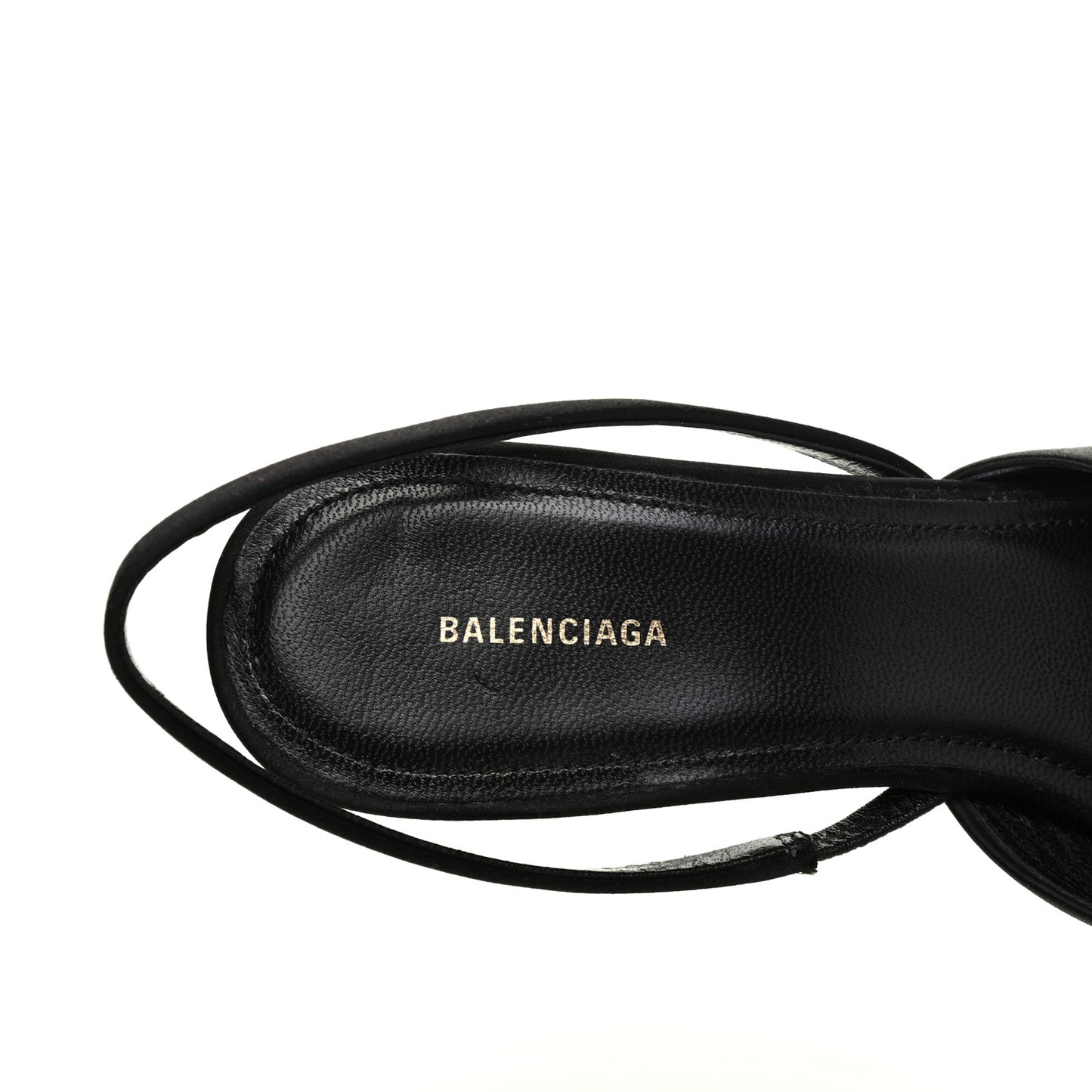 Satin Pointed Toe Knife Slingback Mules 37 Black
