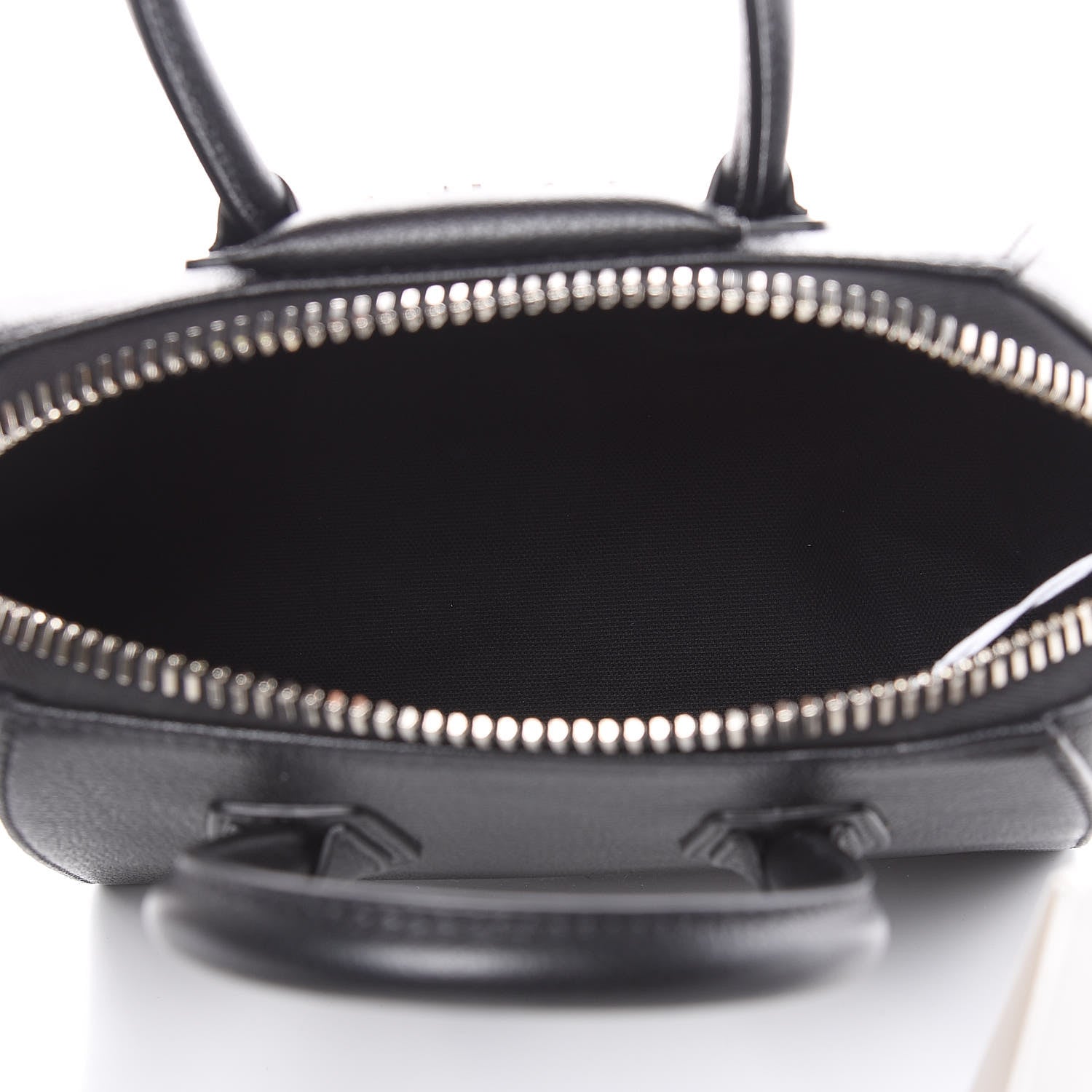 Givenchy Sugar Goatskin Striped Mini Antigona Black 5 of 9