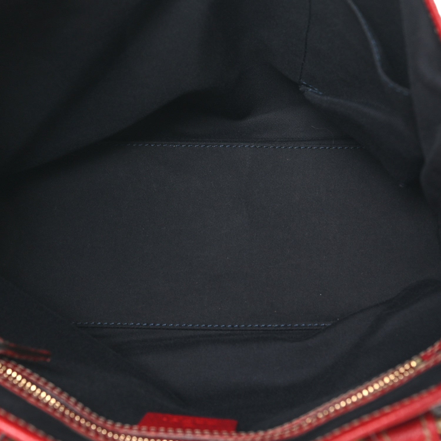 Gucci Monogram Small Jolicoeur Tote Navy Red 5 of 10