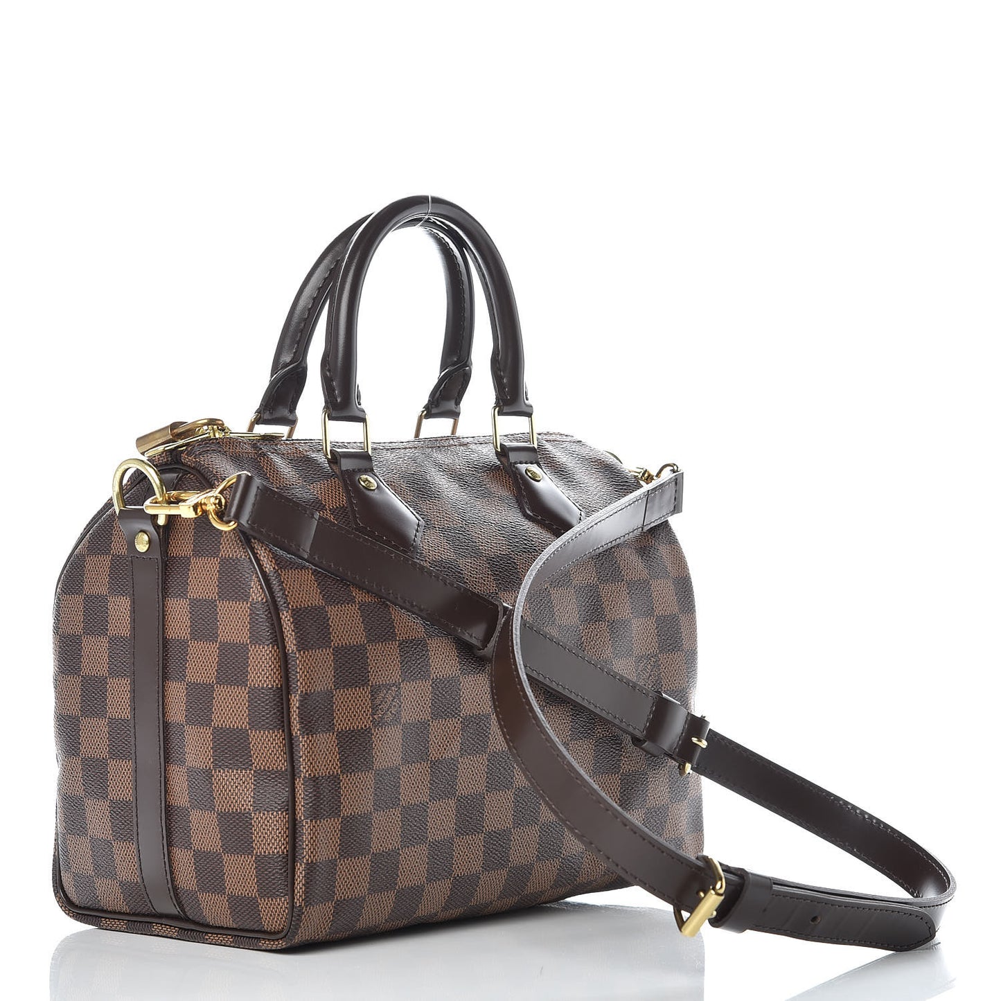 Damier Ebene Speedy Bandouliere 25
