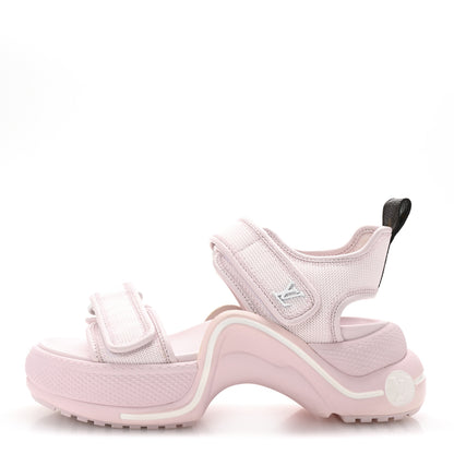 Louis Vuitton Calfskin Canvas LV Archlight Sandal 36 Pink 1 of 8