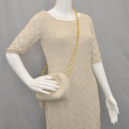 Chanel Lambskin Tassel Camera Case Beige 2 of 11