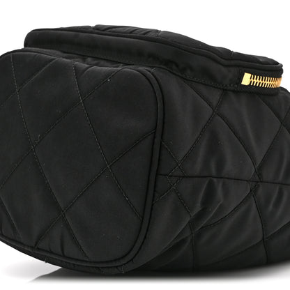 Prada Re-Nylon Saffiano Stitched Duet Bucket Bag Black 11 of 11