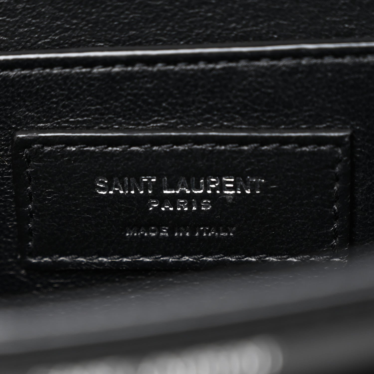 Saint Laurent Box Calfskin Monogram Medium Solferino Satchel Black 6 of 12