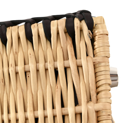 Hermes Wicker Swift Picnic Birkin 25 Naturel Rouge Sellier 12 of 12