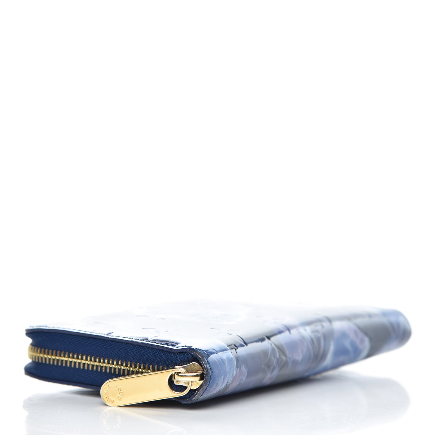 Louis Vuitton Vernis Ikat Zippy Wallet Grand Blue 4 of 8