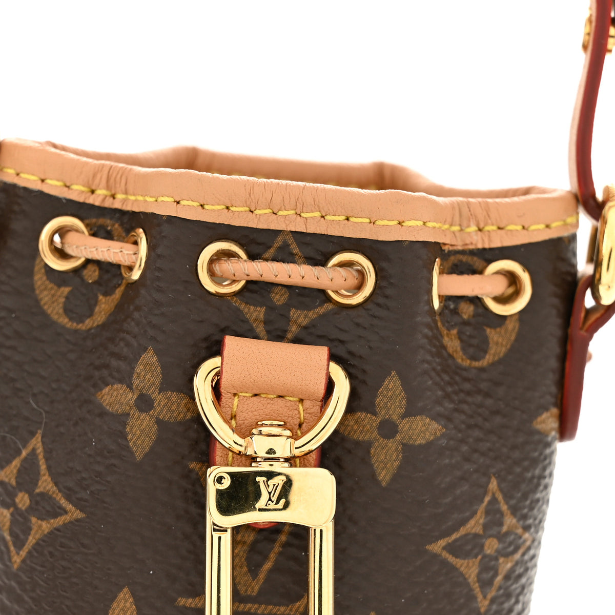 Monogram Micro Noe Bag Charm Key Ring
