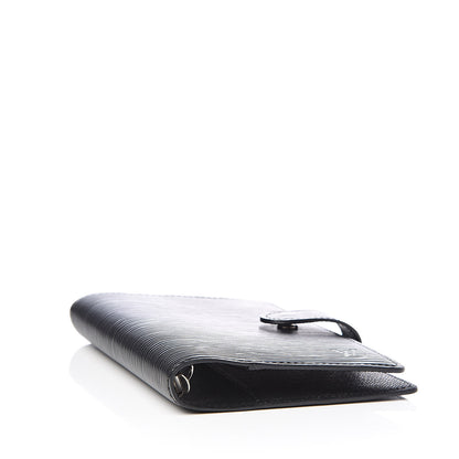 Louis Vuitton Epi Small Ring Agenda Cover Black 4 of 6