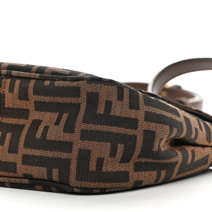 Fendi Zucca Vitello Artic Mini Messenger Bag Tobacco Castagna 9 of 11