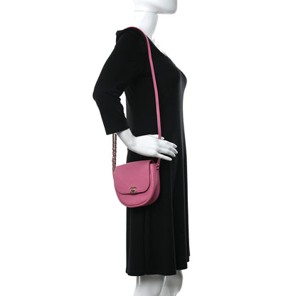 Chanel Goatskin Stitched Casual Trip Messenger Flap Pink 2 of 11
