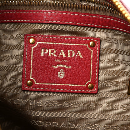 Prada Vitello Phenix Hobo Rosso 6 of 15