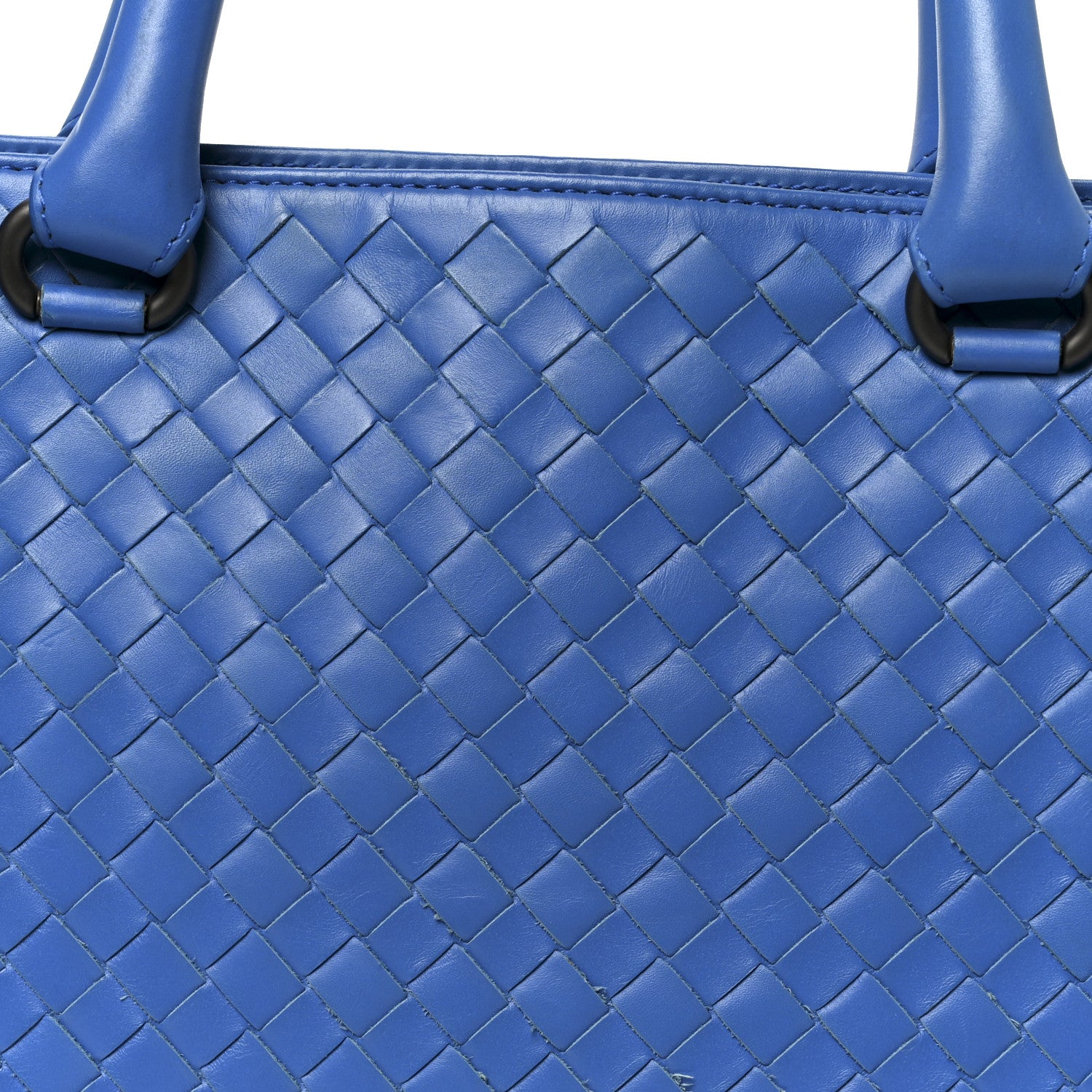 Bottega Veneta Nappa Intrecciato Briefcase Blue 10 of 12