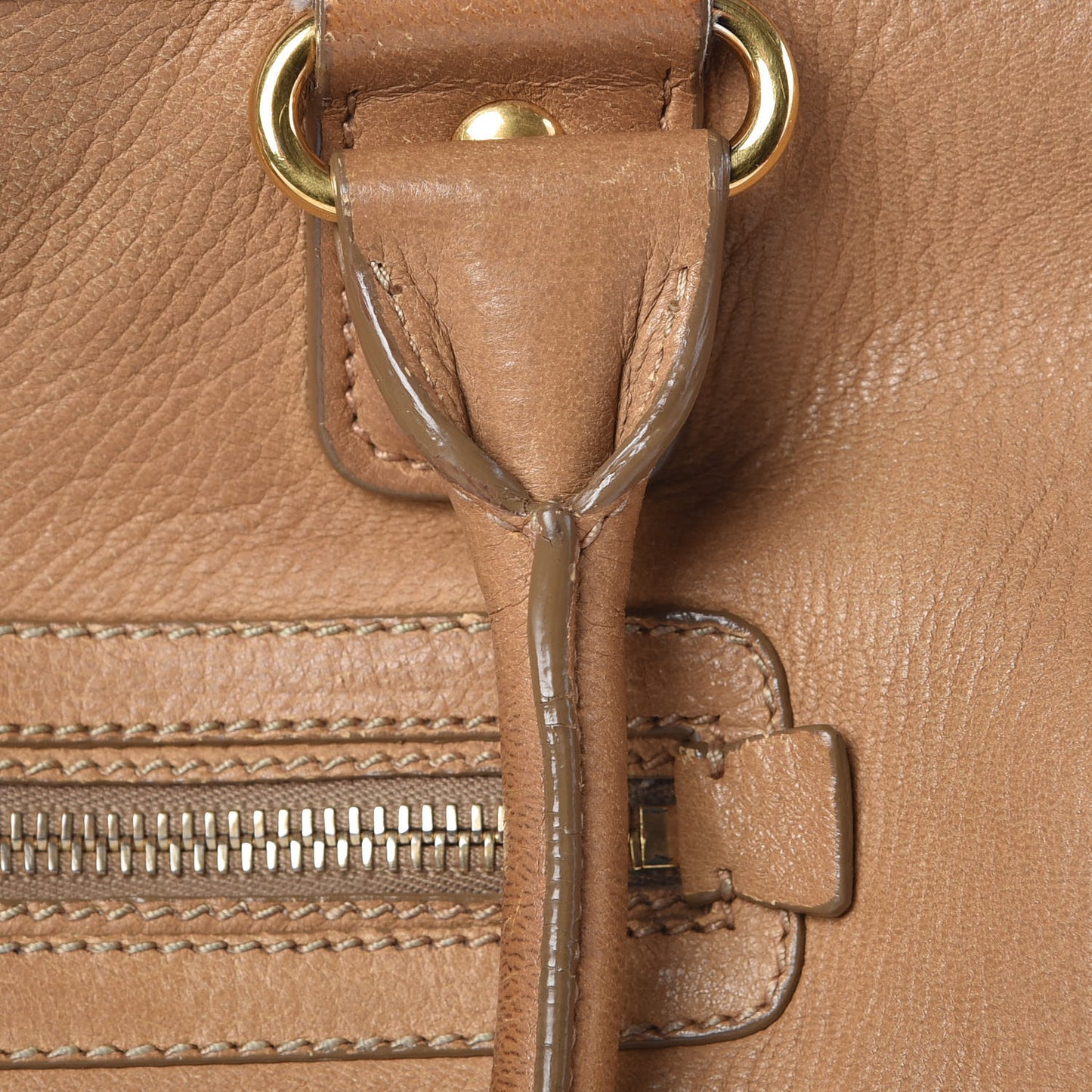 Cervo Deerskin Shoulder Bag Sabbia