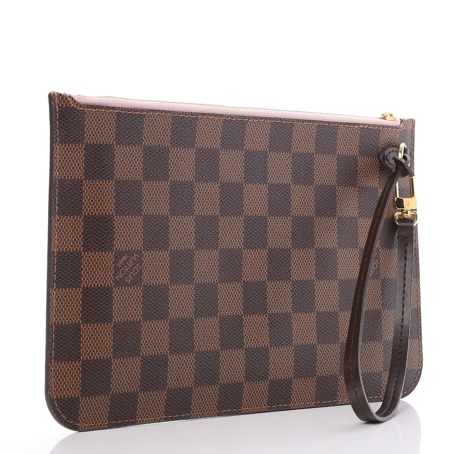 Damier Ebene Neverfull MM GM Pochette Rose Ballerine