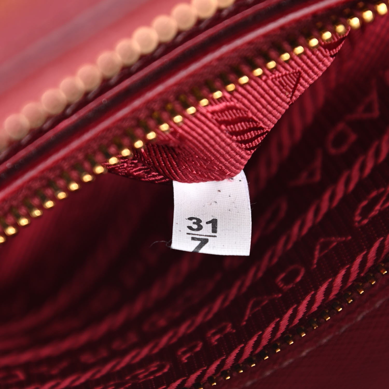 Prada Saffiano Lux Small Promenade Tote Cerise 7 of 10