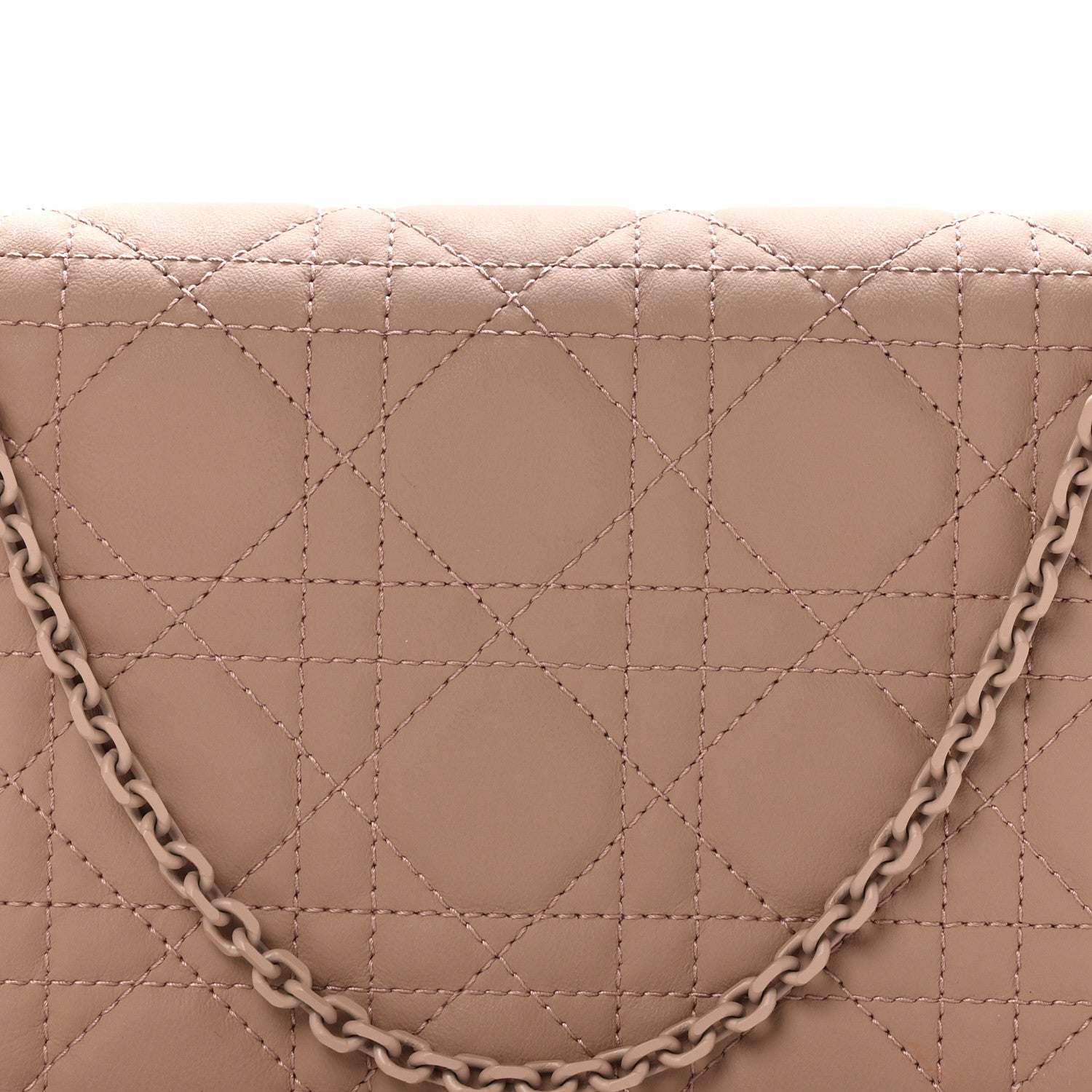 Christian Dior Ultra Matte Calfskin Cannage Lady Dior Clutch Fard 9 of 11