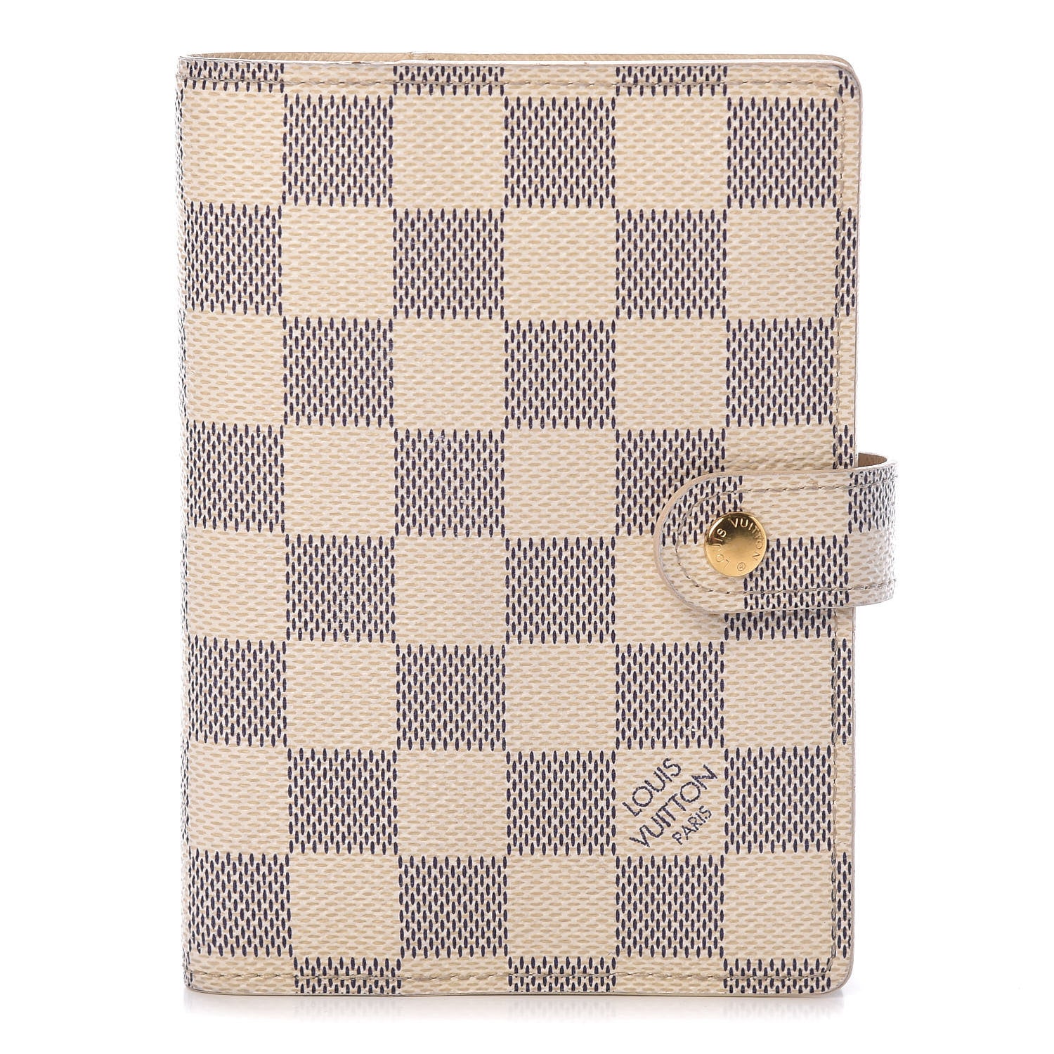 Louis Vuitton Damier Azur Small Ring Agenda Cover 1 of 13