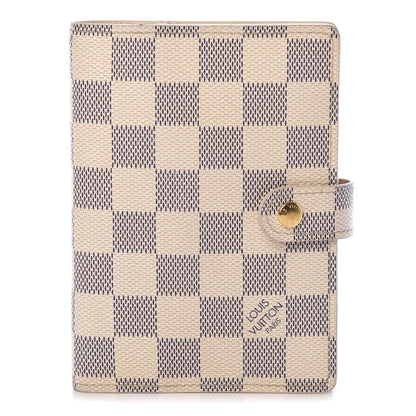 Louis Vuitton Damier Azur Small Ring Agenda Cover 1 of 13
