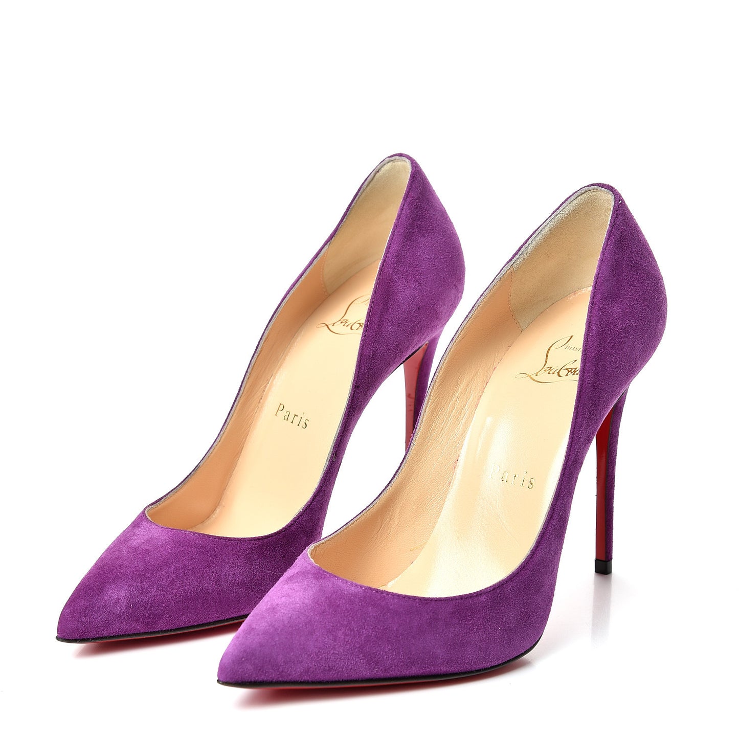Veau Velours Pigalle Follies 100 Pumps 35.5 Cassis