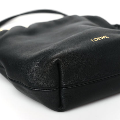 Loewe Nappa Calfskin Mini Flamenco Knot Clutch With Chain Black 9 of 10