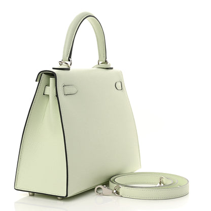 Hermes Epsom Kelly Sellier 25 Vert Fizz 3 of 12