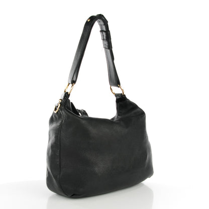 Gucci Leather Medium G Wave Shoulder Bag Black 3 of 7
