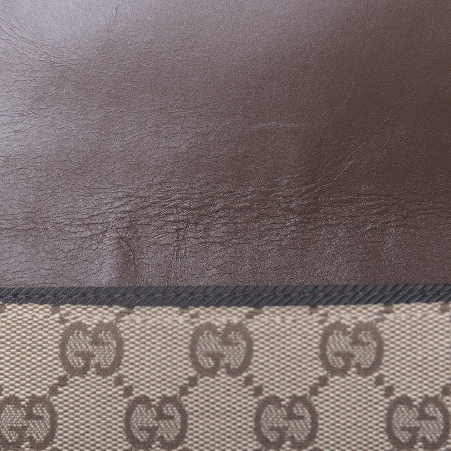 Monogram Flap Bag Brown