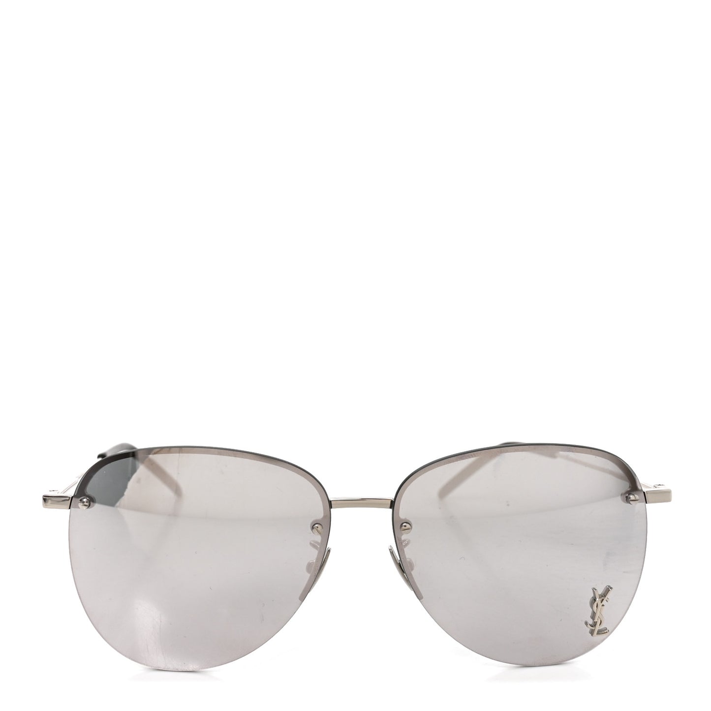 Metal Aviator 61mm SL 328 Sunglasses Black
