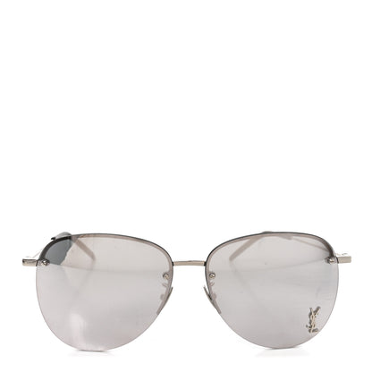 Saint Laurent Metal Aviator 61mm SL 328 Sunglasses Black 2 of 8