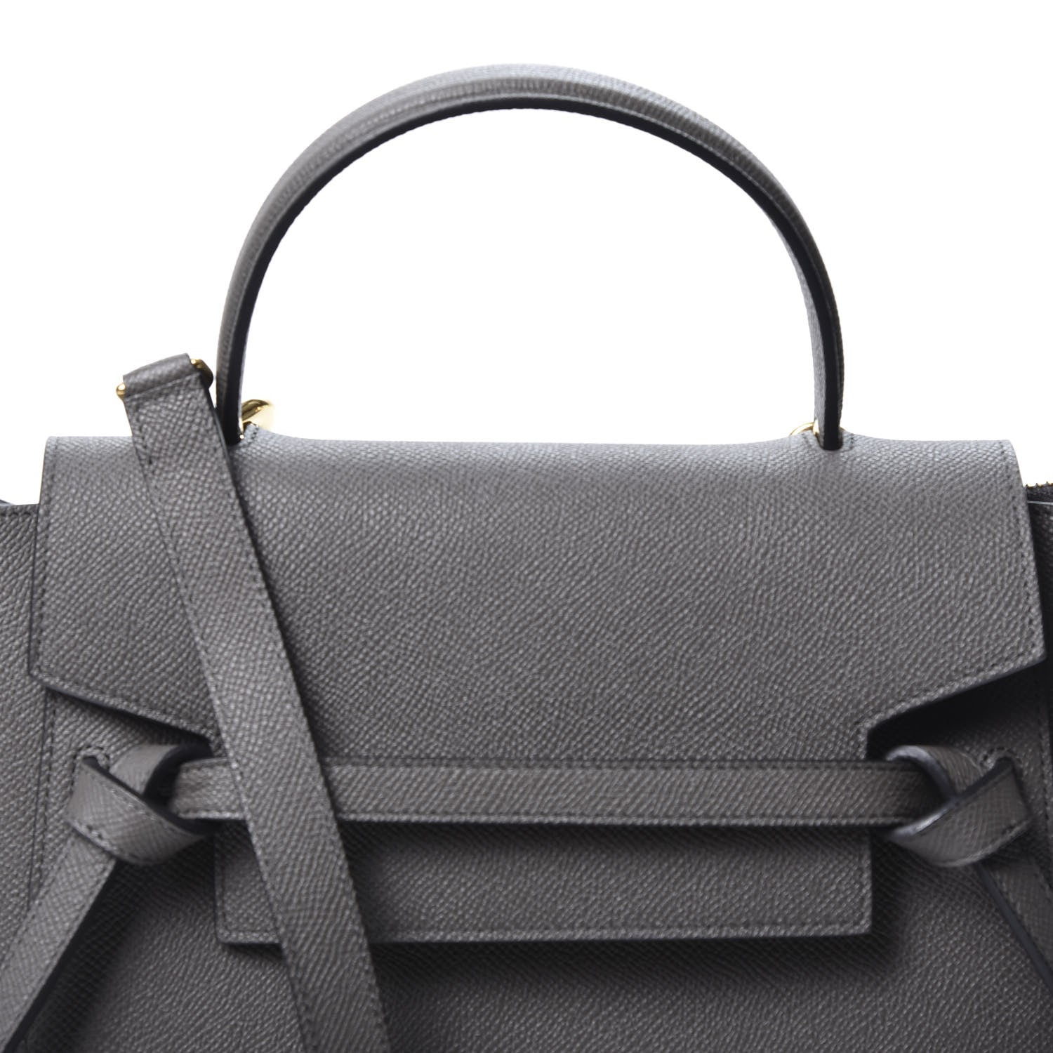 Celine Baby Grained Calfskin Micro Belt Bag Grey 9 of 9