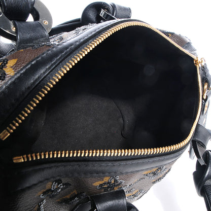 Louis Vuitton Monogram Sequins Eclipse Speedy 28 Black 5 of 9