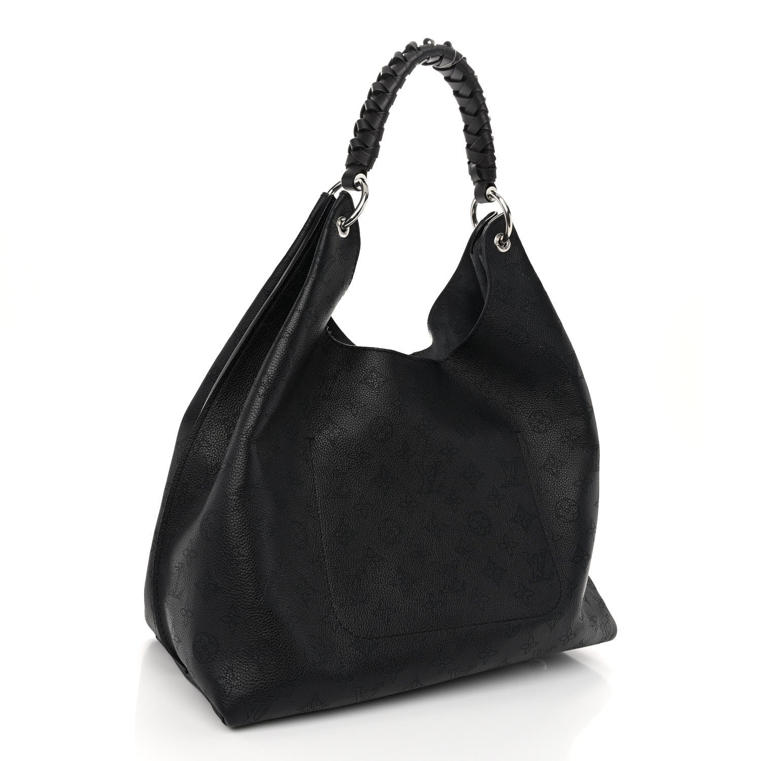 Louis Vuitton Mahina Carmel Hobo Black 3 of 9