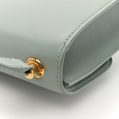 Saint Laurent Smooth Calfskin Carre Satchel Vert Opaline 18 of 18