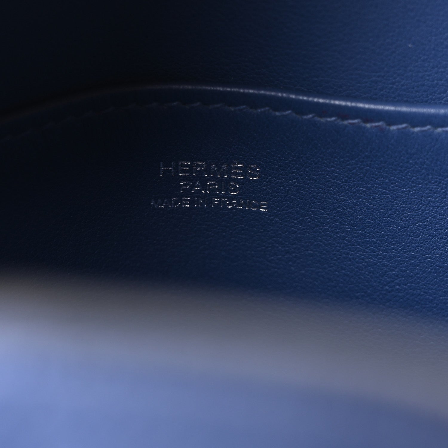 Hermes Evercolor Swift Sac Licol 17 Bleu Brighton White Black 6 of 9