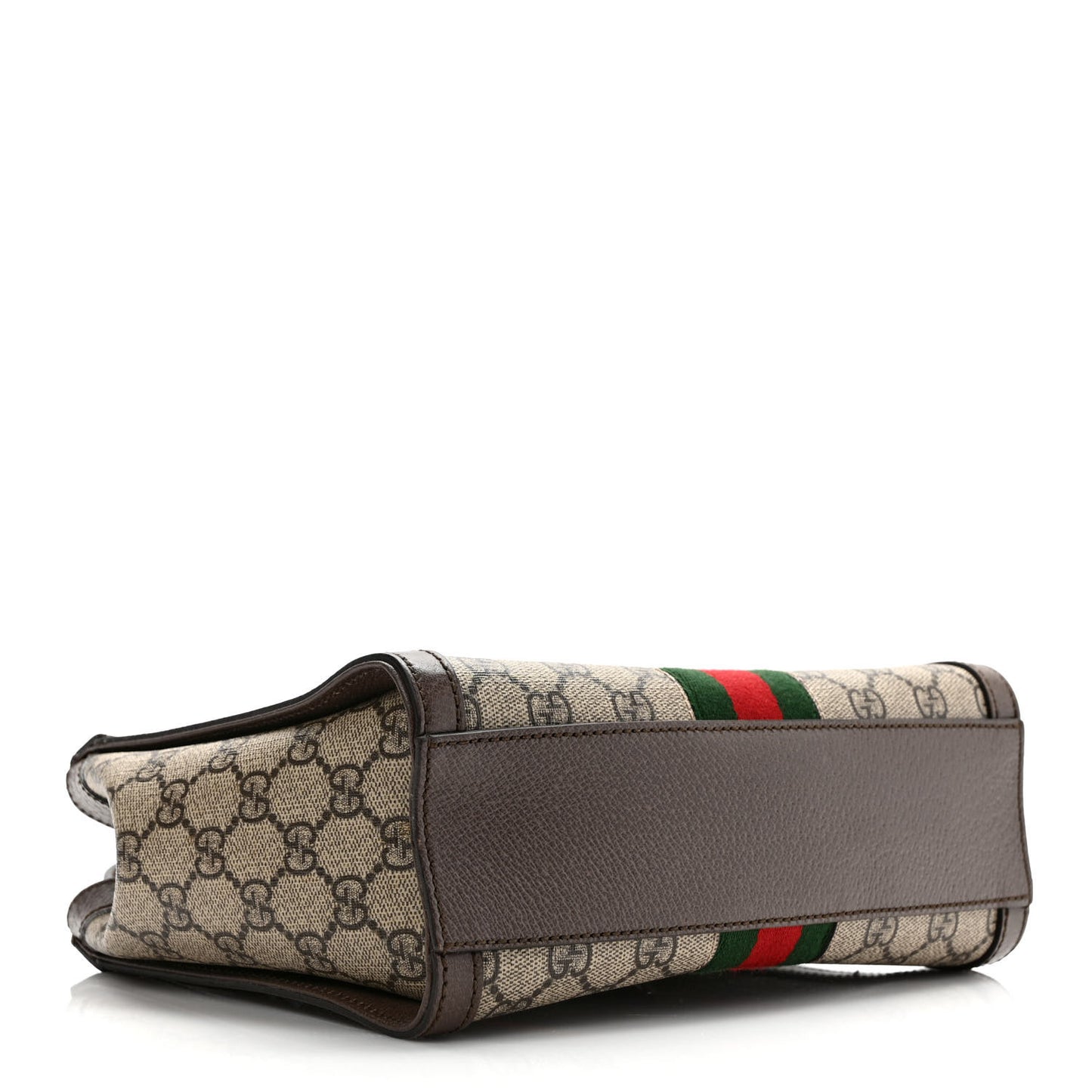 GG Supreme Monogram Small Ophidia Tote Bag Brown