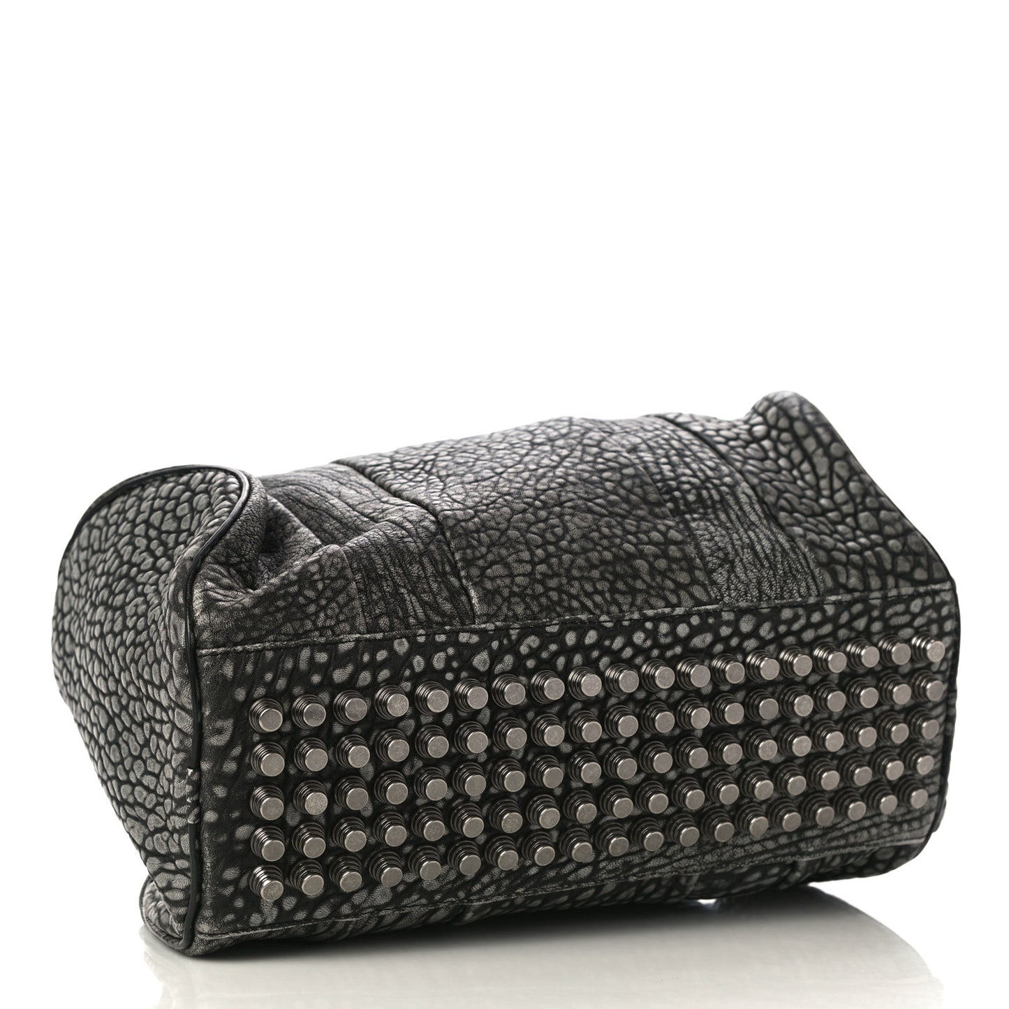 Pebbled Lambskin Rocco Silver Hardware