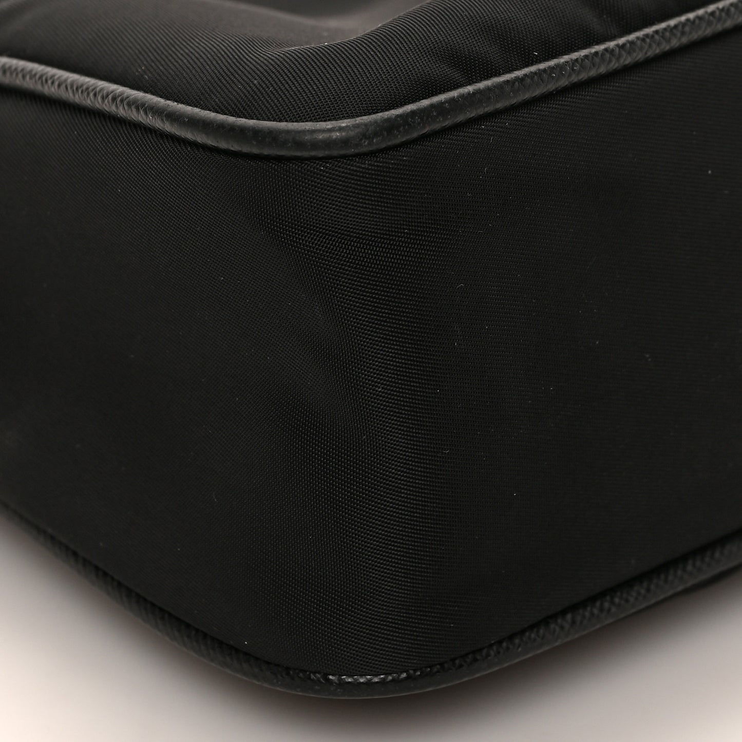 Tessuto Nylon Saffiano Mini Re-Edition 2005 Bag Black