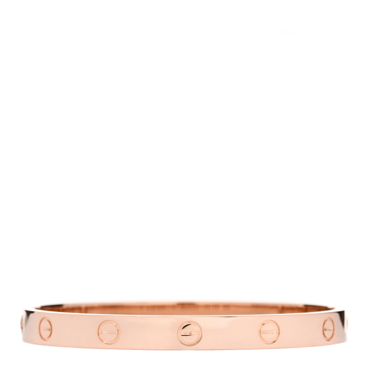 18K Pink Gold LOVE Bracelet 17